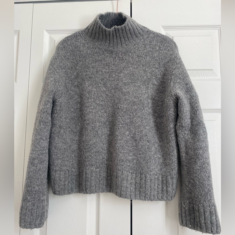 Warm turtleneck sweater